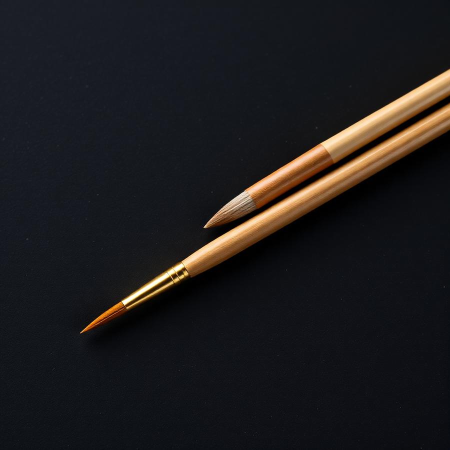 Penselenset sabelhaar (3 stuks)